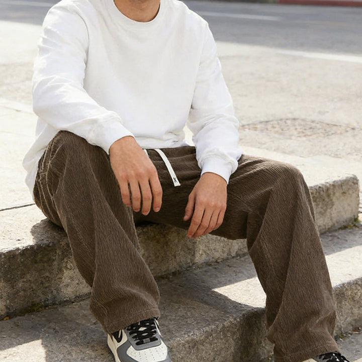 Onur - Pantalon Ample Avec Poches Latérales