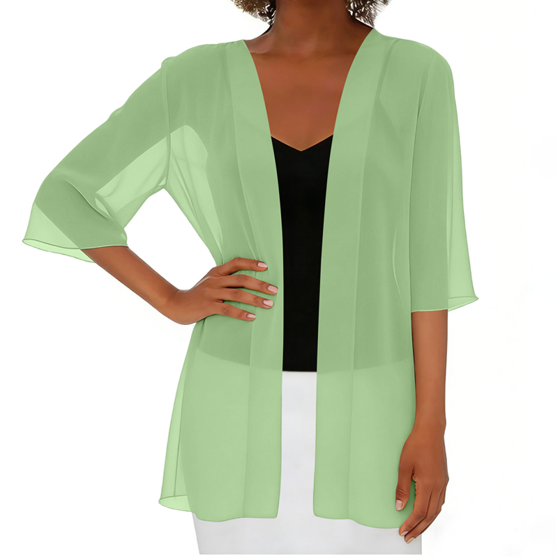 Paolaa - Cardigan Iéger Transparent et Ajouré