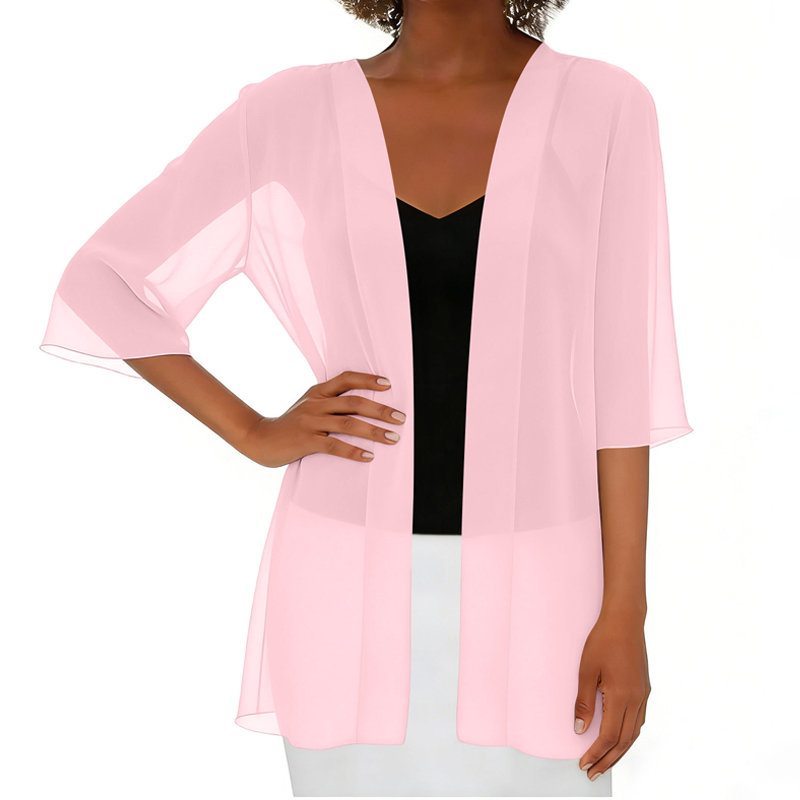 Paolaa - Cardigan Iéger Transparent et Ajouré