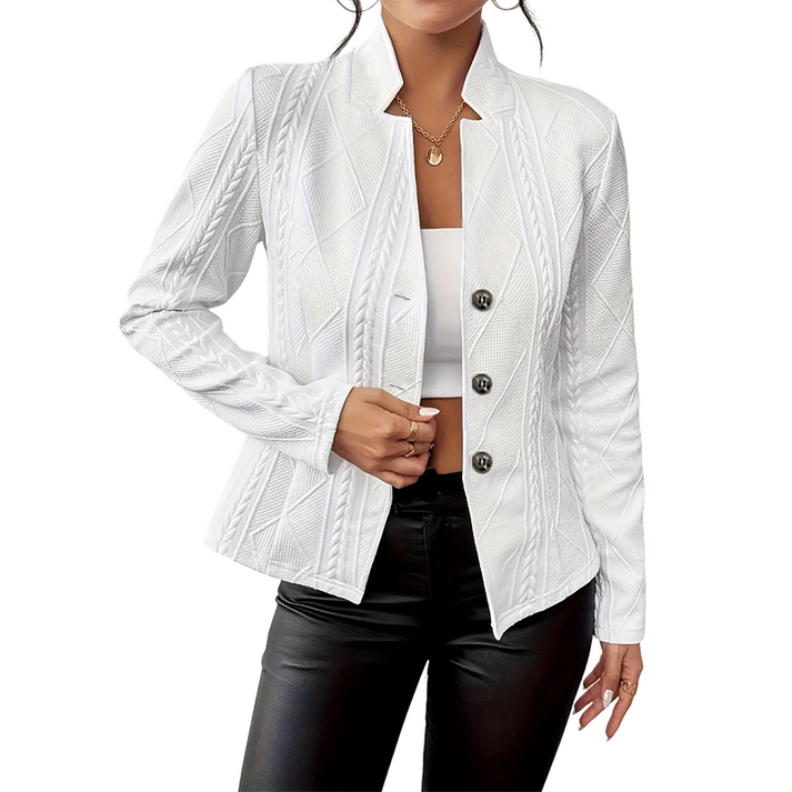 Begem - Blazer Ajusté en Maille Texturée