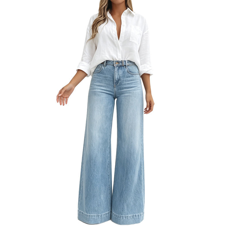 Kilola - Jean À Taille Haute Et Coupe Large