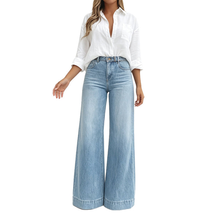 Kilola - Jean À Taille Haute Et Coupe Large