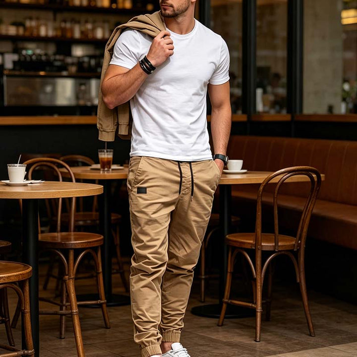 Lonan - Pantalon De Survêtement Décontracté À Cordon De Serrage