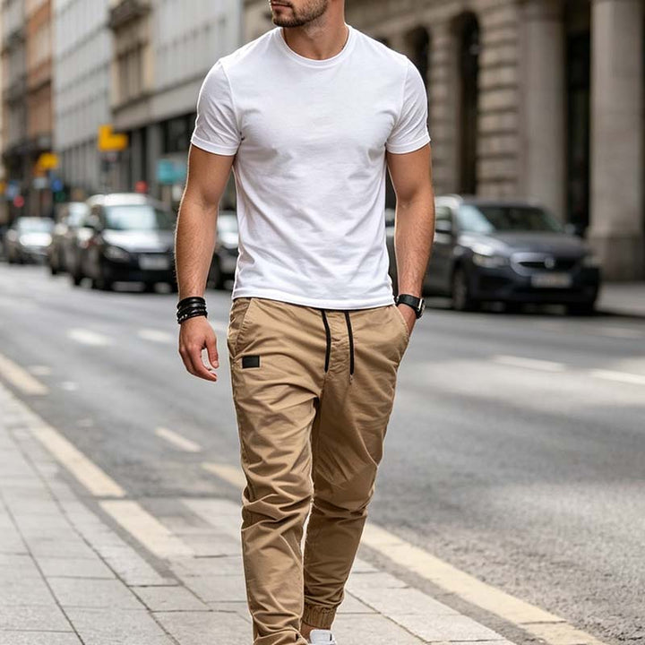 Lonan - Pantalon De Survêtement Décontracté À Cordon De Serrage