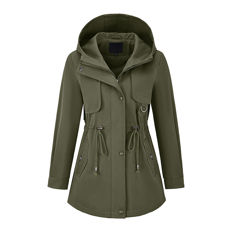 Niela - Veste À Capuche Zippée Coupe-Vent