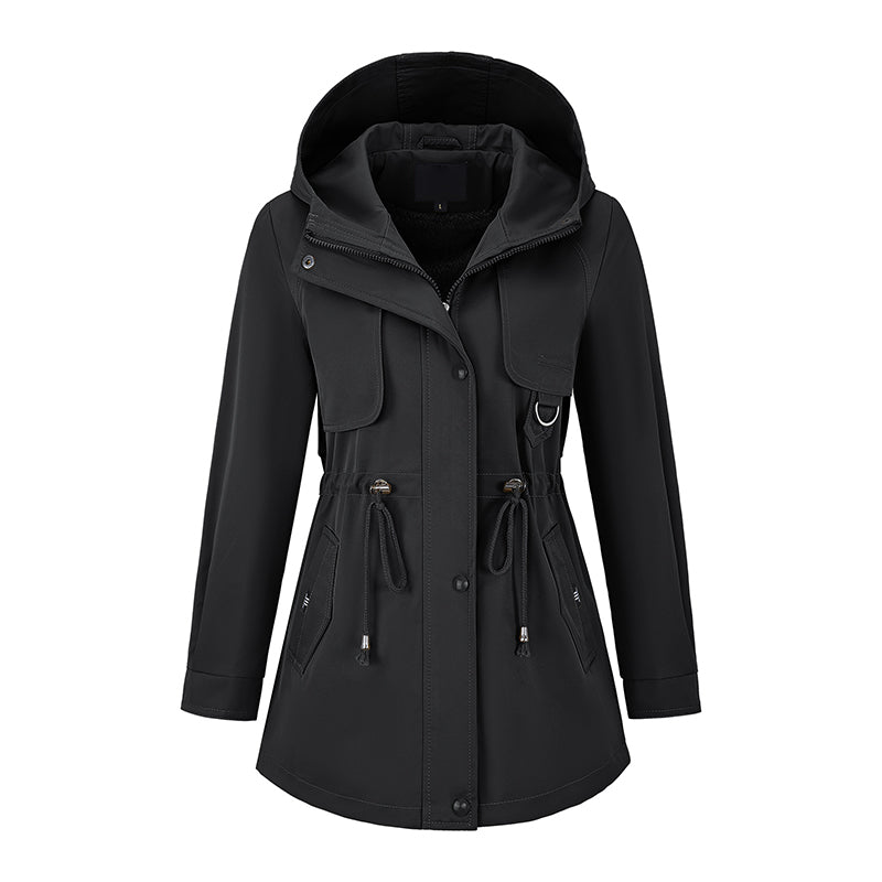 Niela - Veste À Capuche Zippée Coupe-Vent