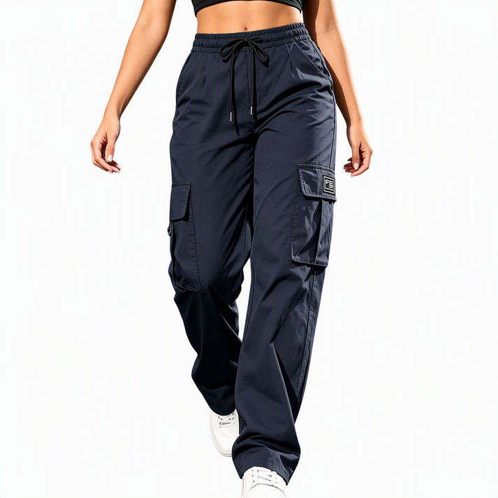 lauriane - Pantalon Cargo À Jambes Droites