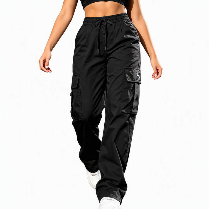 lauriane - Pantalon Cargo À Jambes Droites