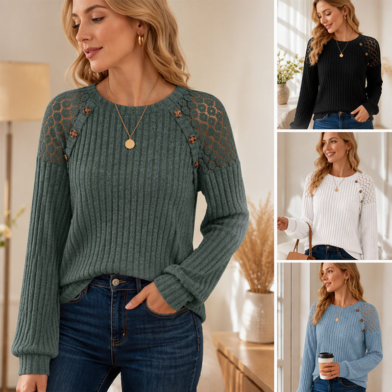 Jalia - Pull En Maille À Manches Longues