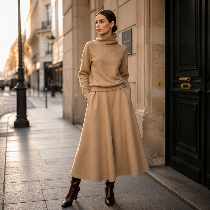 Gizem - Ensemble Polo Et Jupe Maxi
