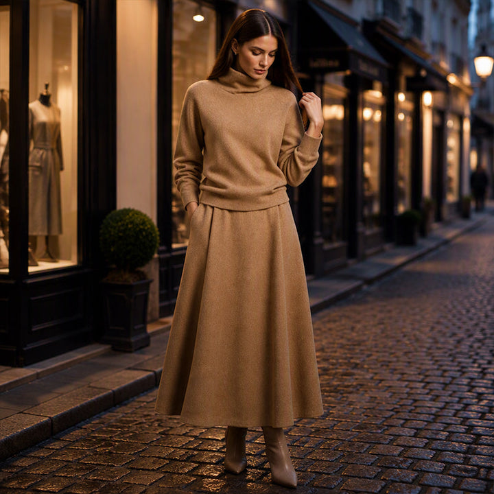 Gizem - Ensemble Polo Et Jupe Maxi