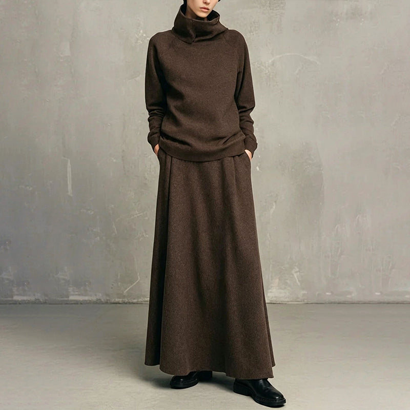 Gizem - Ensemble Polo Et Jupe Maxi
