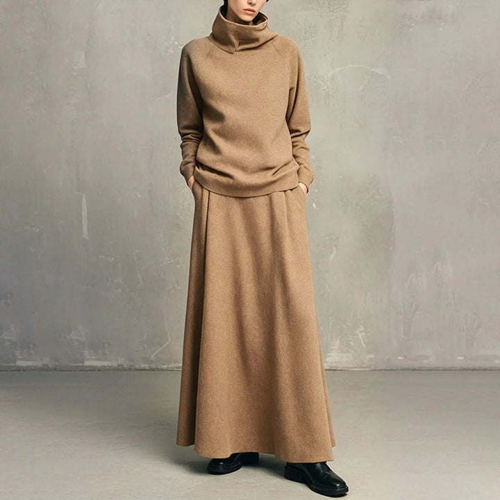 Gizem - Ensemble Polo Et Jupe Maxi