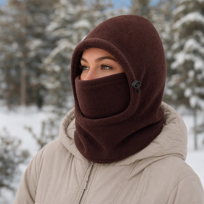 Norvello - Cagoule À Capuche en Polaire Avec Protection Pour Le Visage