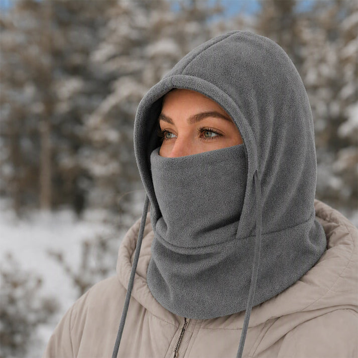 Norvello - Cagoule À Capuche en Polaire Avec Protection Pour Le Visage