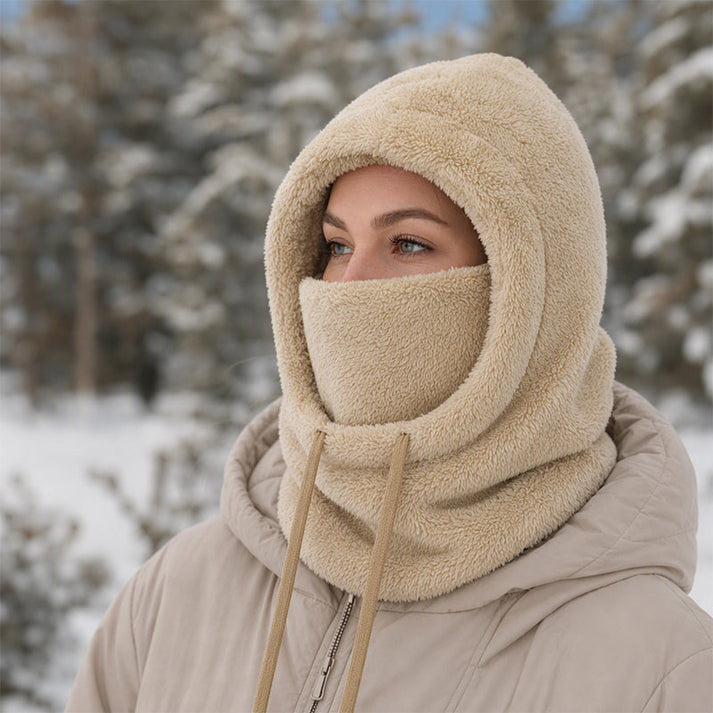 Norvello - Cagoule À Capuche en Polaire Avec Protection Pour Le Visage
