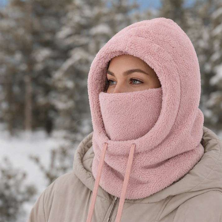 Norvello - Cagoule À Capuche en Polaire Avec Protection Pour Le Visage