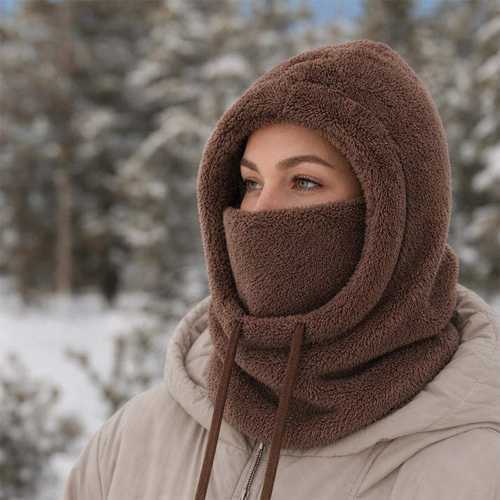Norvello - Cagoule À Capuche en Polaire Avec Protection Pour Le Visage