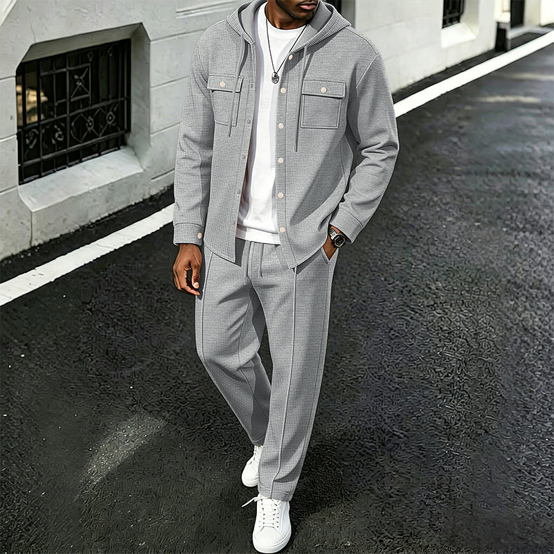 Waylon - Ensemble Veste À Capuche Et Pantalon À Motif Gaufré