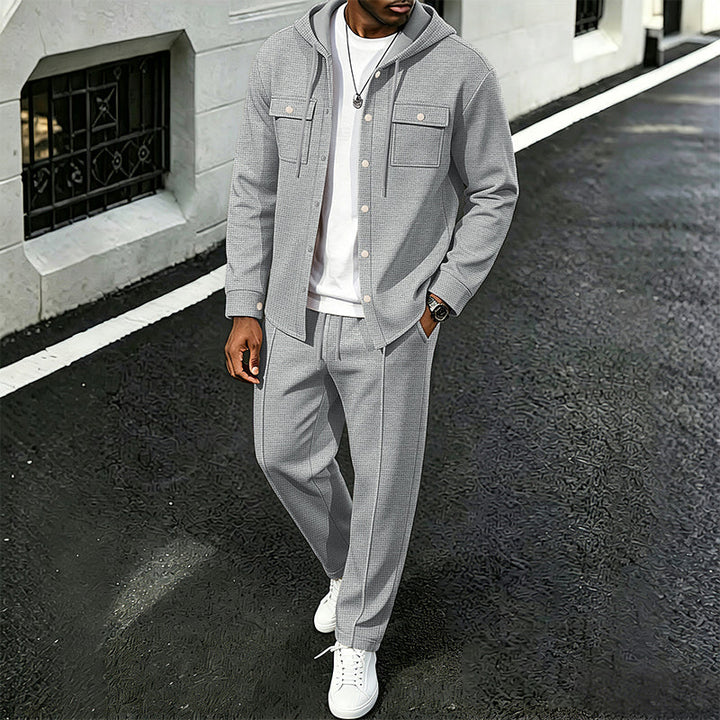 Waylon - Ensemble Veste À Capuche Et Pantalon À Motif Gaufré