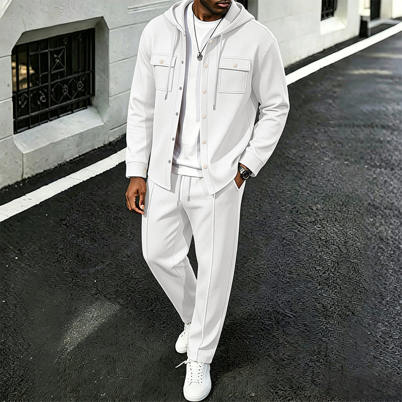 Waylon - Ensemble Veste À Capuche Et Pantalon À Motif Gaufré