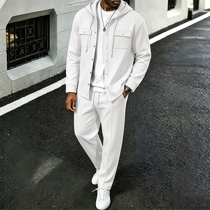 Waylon - Ensemble Veste À Capuche Et Pantalon À Motif Gaufré