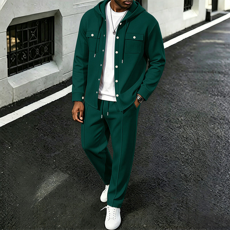 Waylon - Ensemble Veste À Capuche Et Pantalon À Motif Gaufré