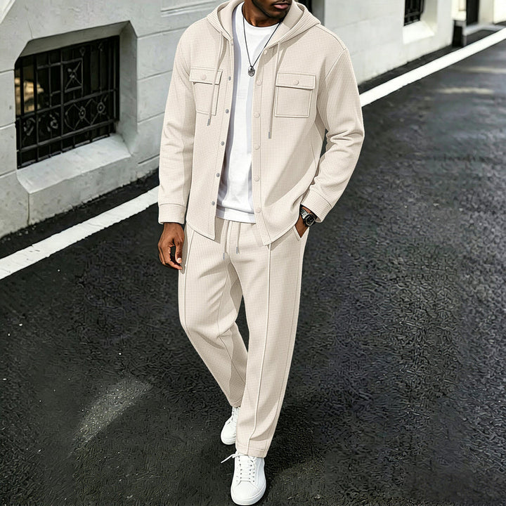 Waylon - Ensemble Veste À Capuche Et Pantalon À Motif Gaufré