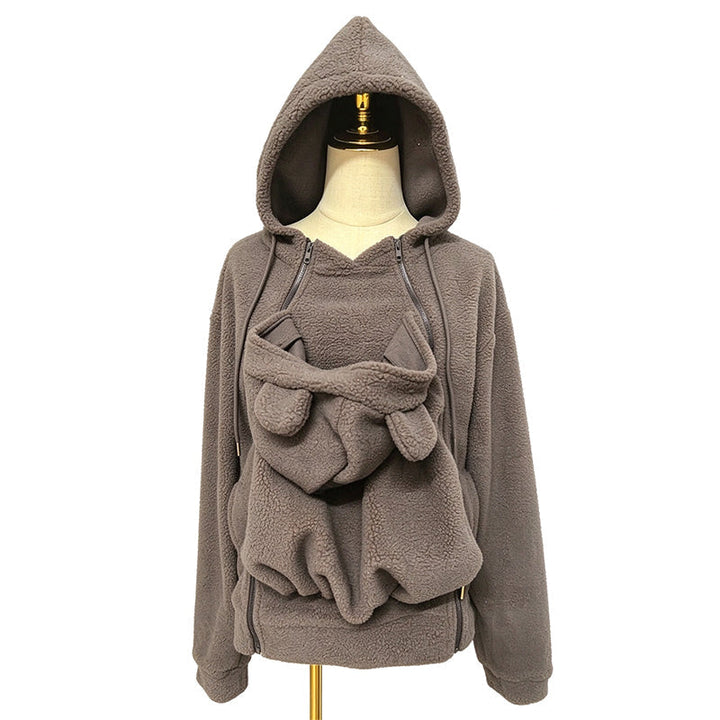 Naeza - Veste Polaire À Capuche Pour Le Portage De Bébé
