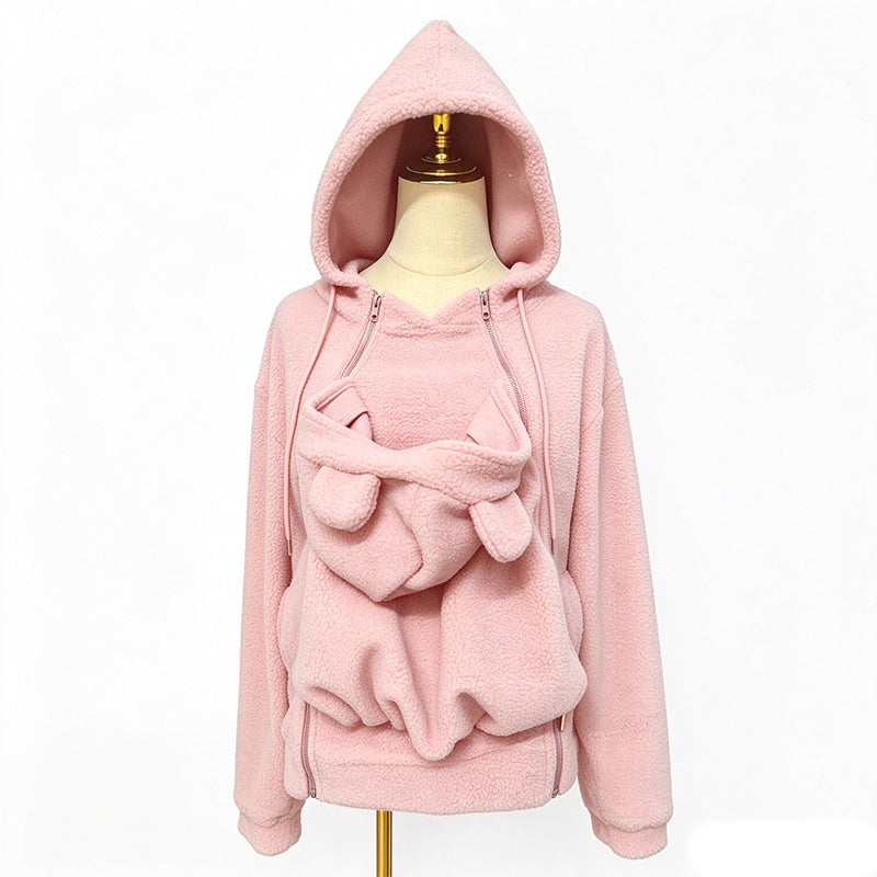 Naeza - Veste Polaire À Capuche Pour Le Portage De Bébé