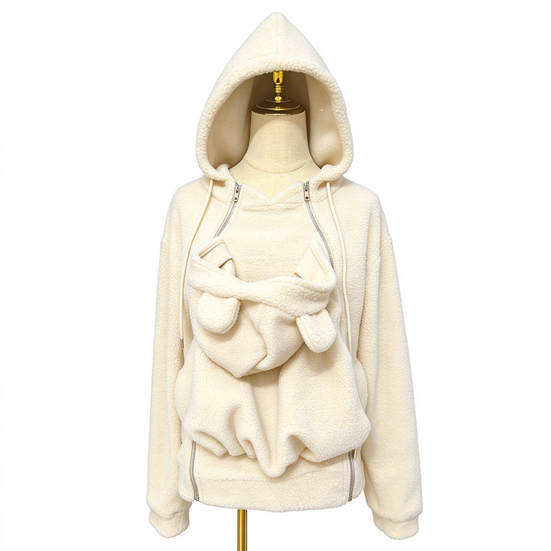 Naeza - Veste Polaire À Capuche Pour Le Portage De Bébé