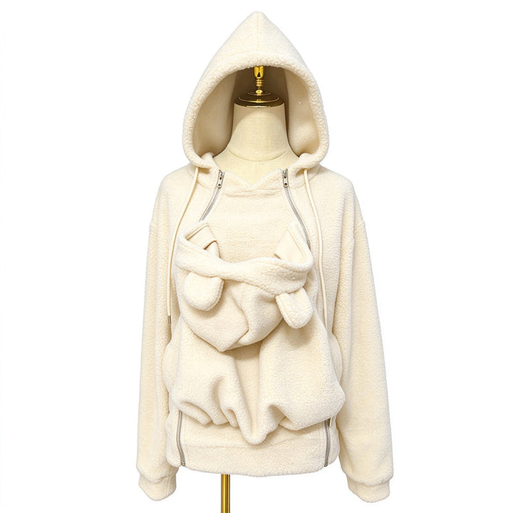 Naeza - Veste Polaire À Capuche Pour Le Portage De Bébé