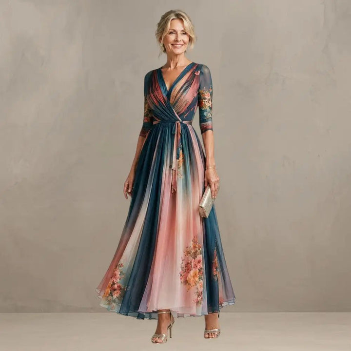 Willemse - Robe Bohème à Grands Motifs Floraux