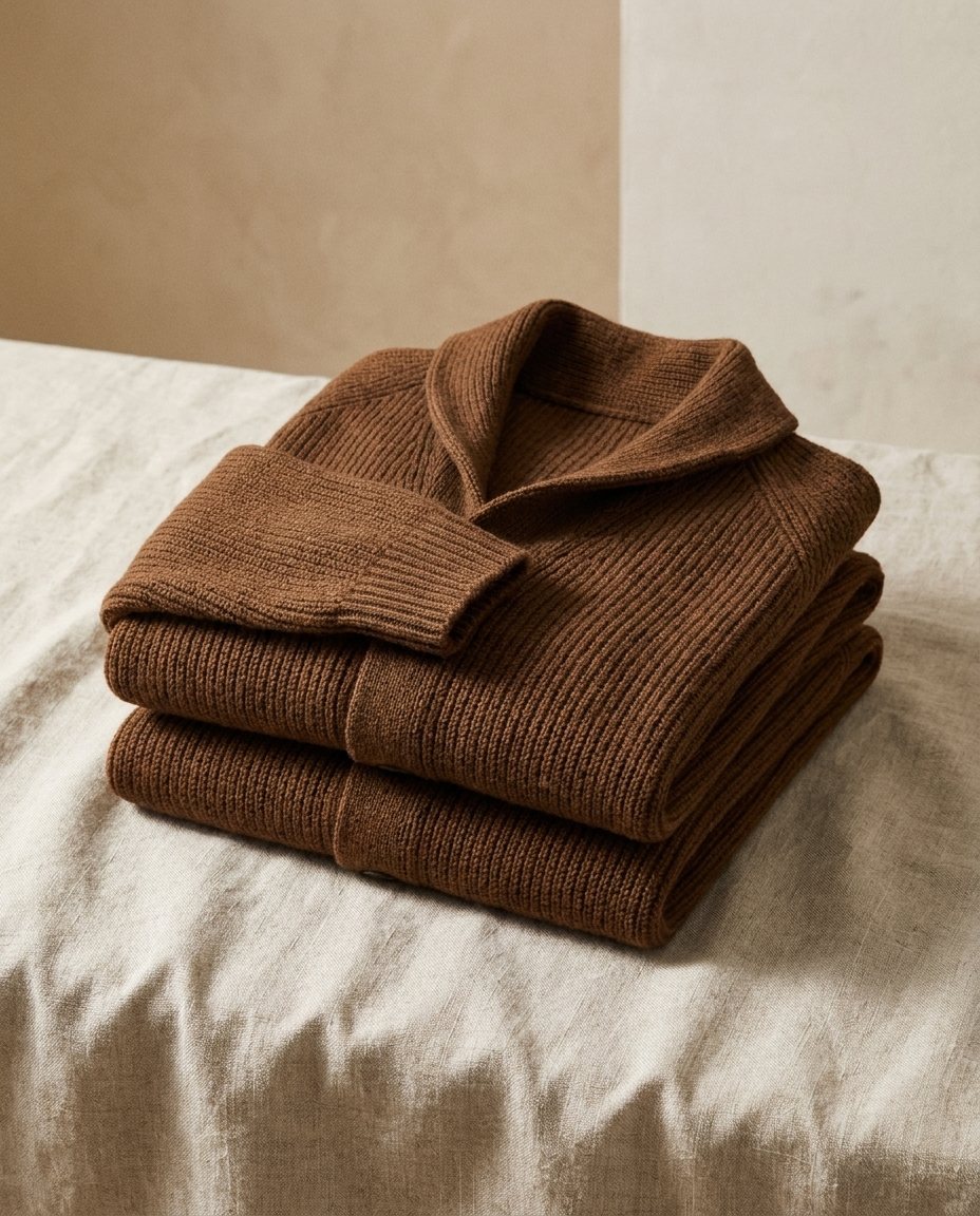 Jirri - Cardigan en Maille À Col Châle Et Boutons