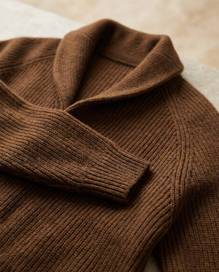 Jirri - Cardigan en Maille À Col Châle Et Boutons
