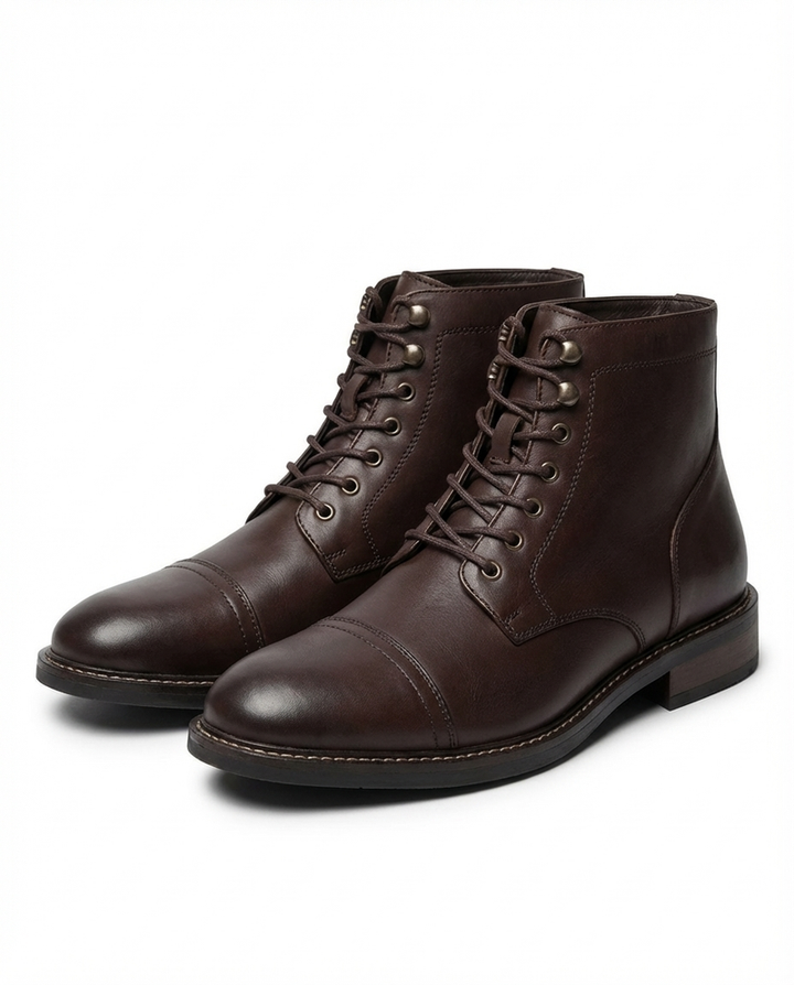 Andersan - Bottines en Cuir à Lacets