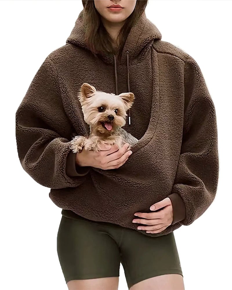 Rendall - Sweat À Capuche À Manches Longues Avec Poche Pour Animal De Compagnie