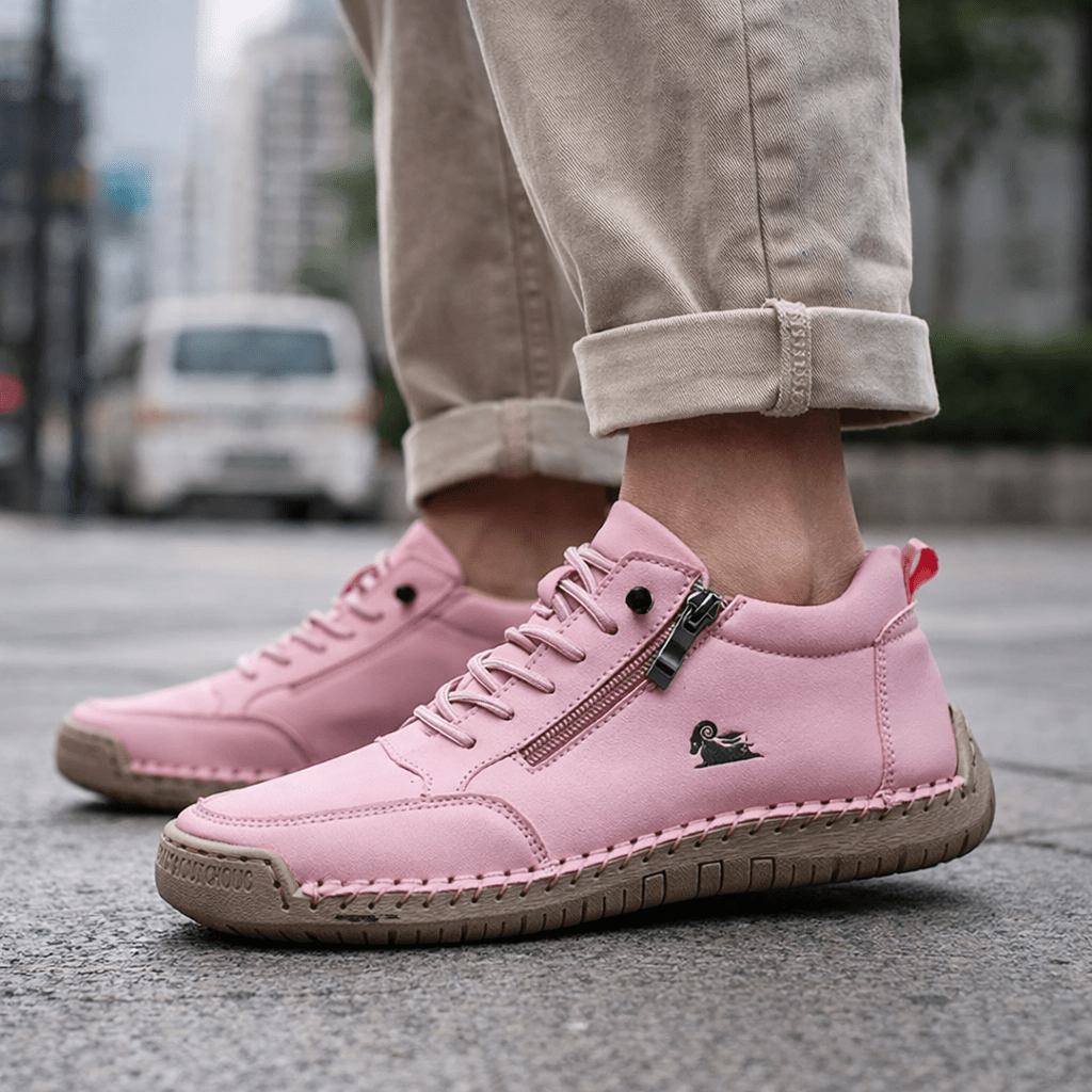 Kanning - Baskets À Lacets Avec Fermeture Éclair Latérale